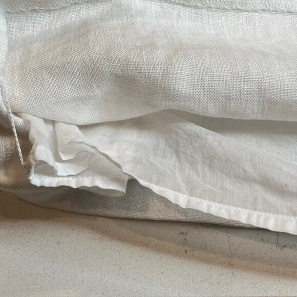 Michael Michael Kors White Linen Gold Studded Sleeveless Dress – Size 2 - Picture 13 of 15